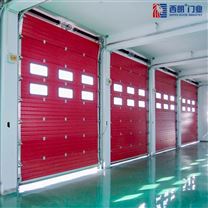 上海一键联动红色消防工业提升门